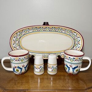 Set of 5 Bobby Flay Sevilla Dinnerware Collection